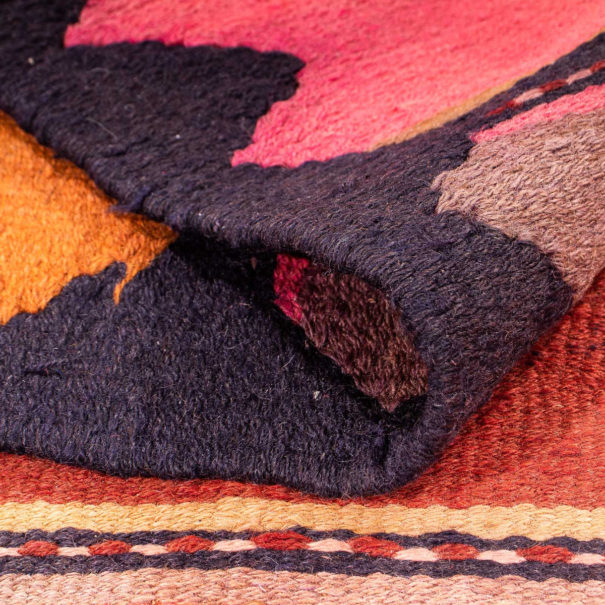 Tappeto corsia Tappeto Kelim - Vecchio - 290 x 155 cm - multicolore
