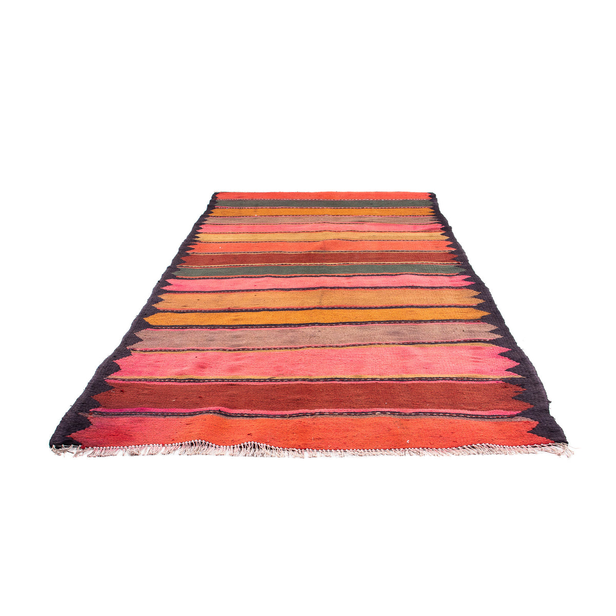 Tappeto corsia Tappeto Kelim - Vecchio - 290 x 155 cm - multicolore