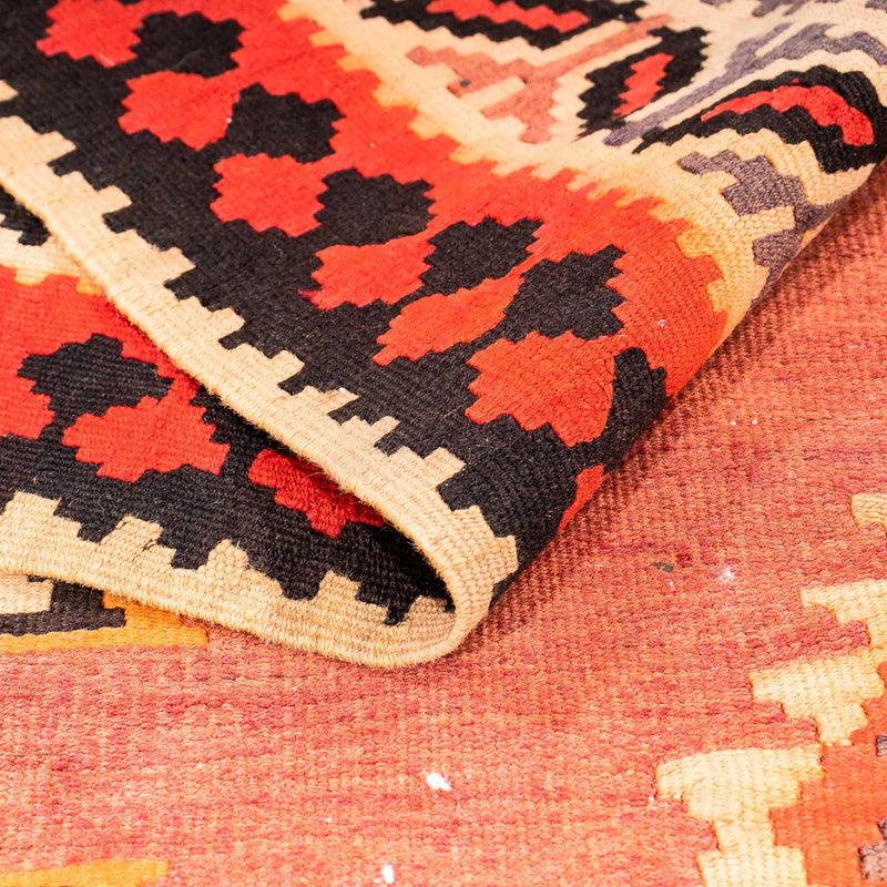 Tappeto corsia Tappeto Kelim - Vecchio - 300 x 150 cm - multicolore