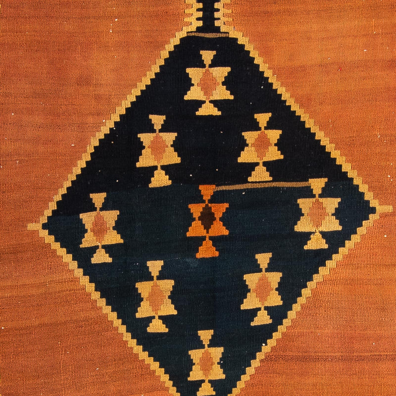 Tappeto corsia Tappeto Kelim - Vecchio - 375 x 124 cm - multicolore