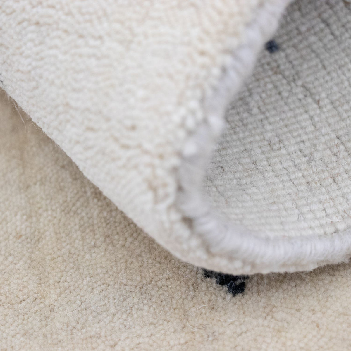Tappeto Gabbeh - Softy - 90 x 60 cm - bianco naturale