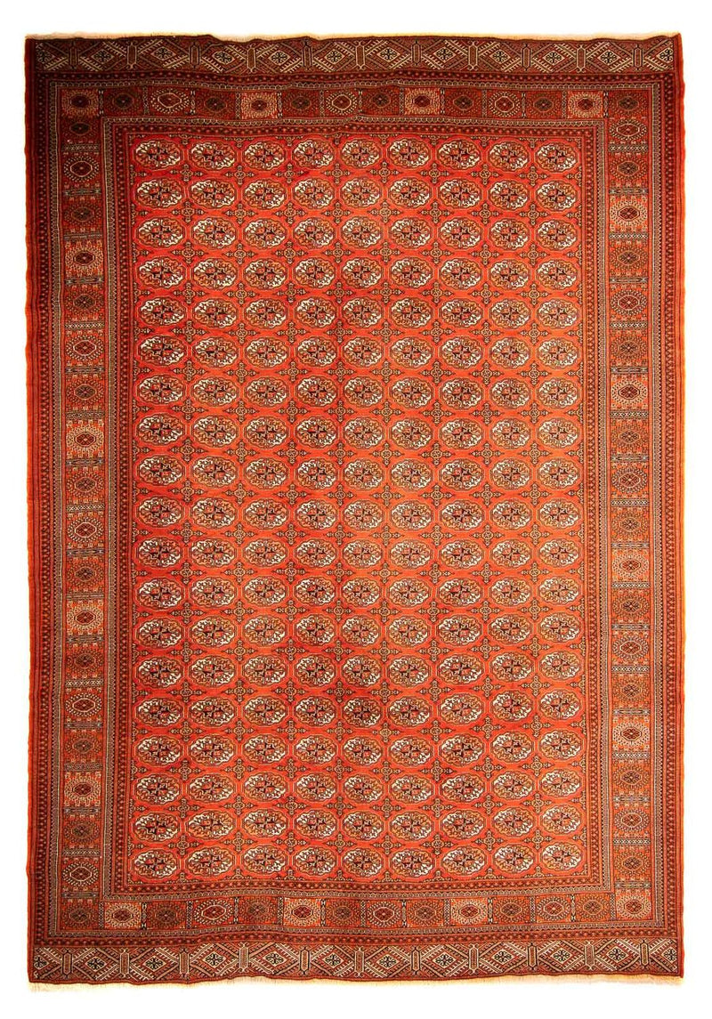 Tappeto Turkaman - 333 x 260 cm - rosso scuro