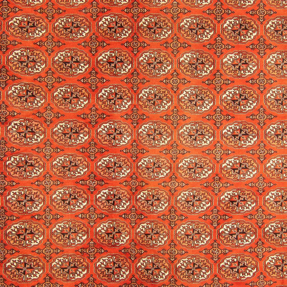Tappeto Turkaman - 333 x 260 cm - rosso scuro