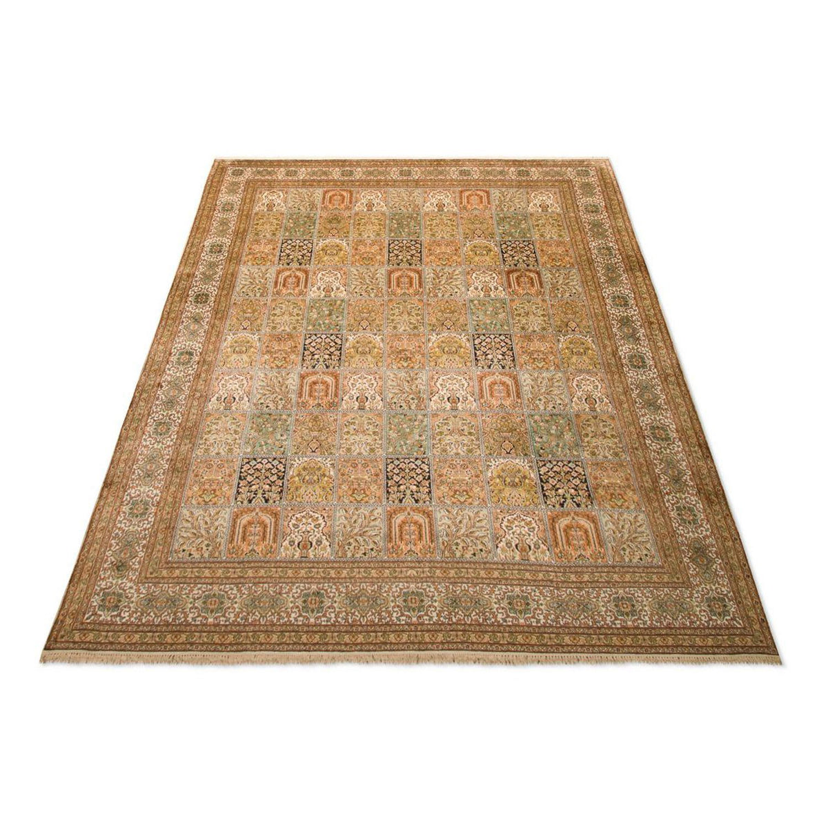 Tappeto di seta - Seta del Kashmir - 328 x 240 cm - multicolore