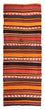 Tappeto corsia Tappeto Kelim - Vecchio - 295 x 120 cm - multicolore