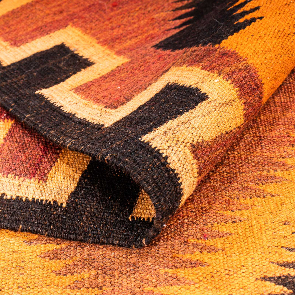 Tappeto corsia Tappeto Kelim - Vecchio - 320 x 140 cm - multicolore