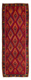 Tappeto corsia Tappeto Kelim - Vecchio - 380 x 144 cm - multicolore