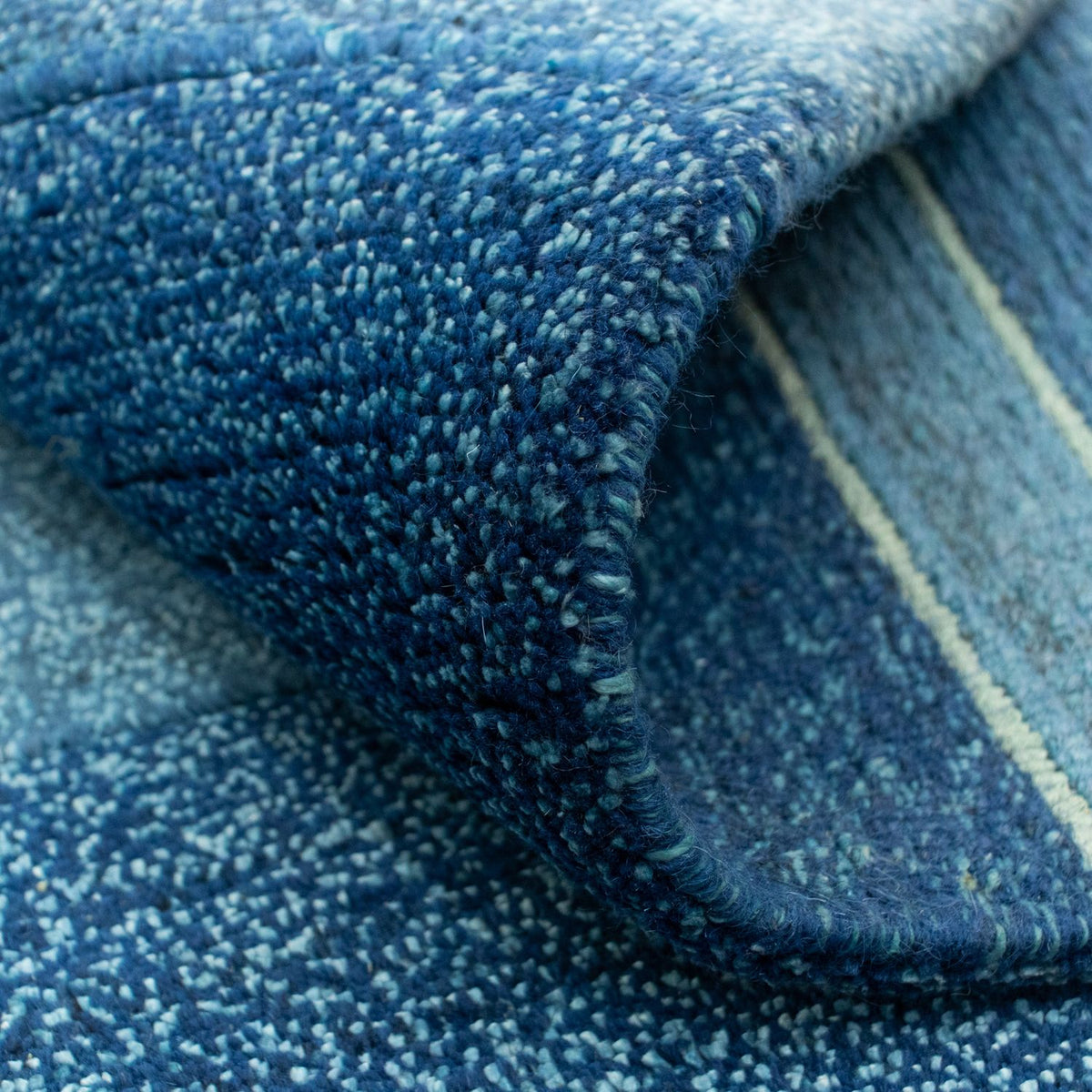 Tappeto Nepal - 181 x 121 cm - blu