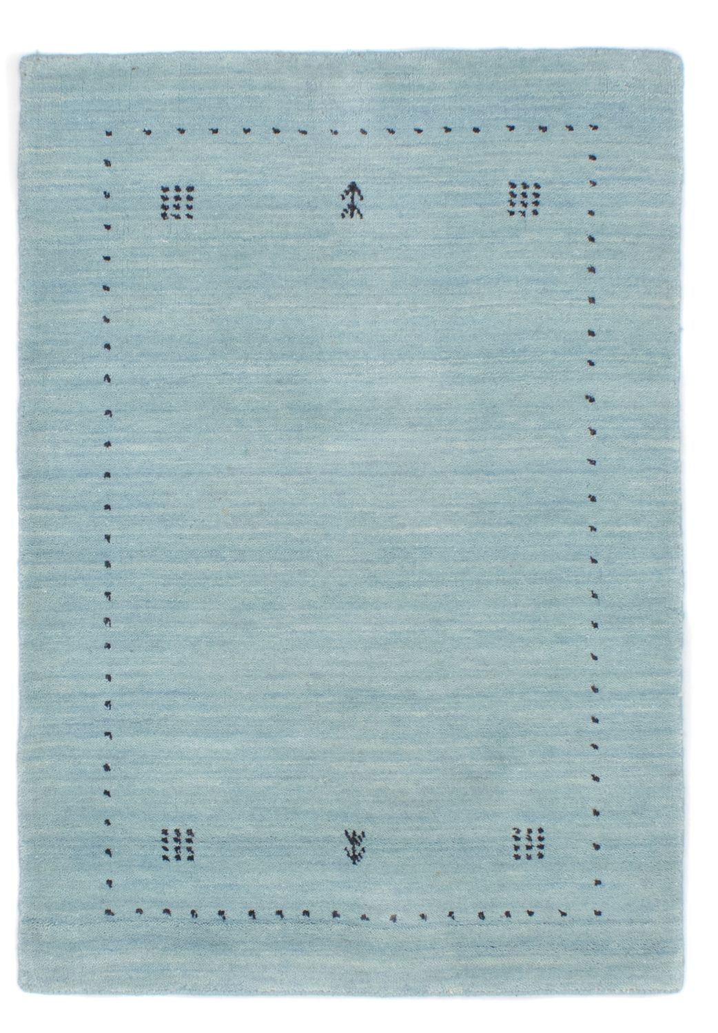 Tappeto Gabbeh - Softy - 95 x 65 cm - turchese