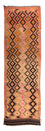 Tappeto corsia Tappeto Kelim - Vecchio - 350 x 120 cm - multicolore