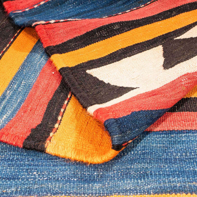 Tappeto corsia Tappeto Kelim - Vecchio - 260 x 163 cm - multicolore