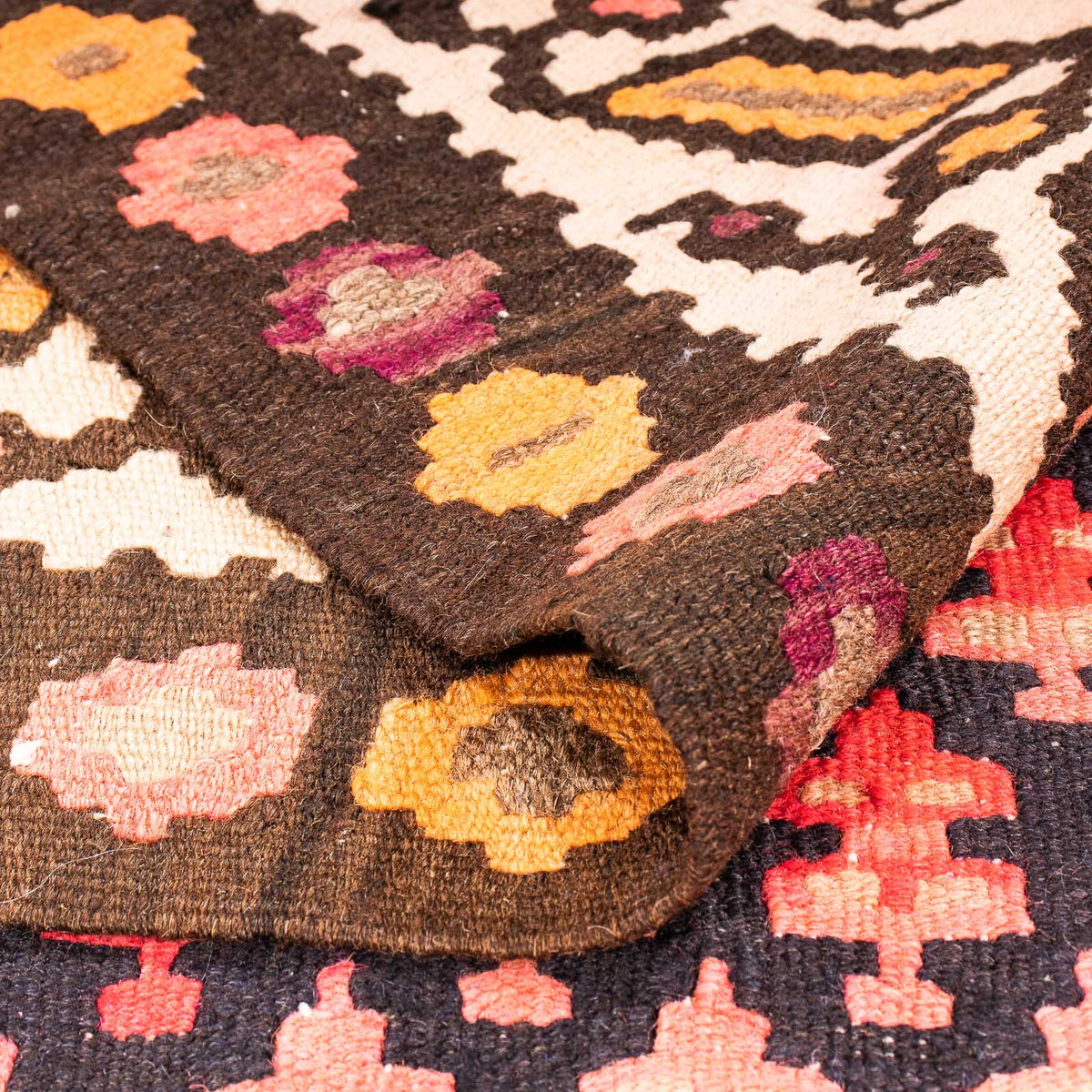 Tappeto Kelim - Vecchio - 270 x 145 cm - multicolore