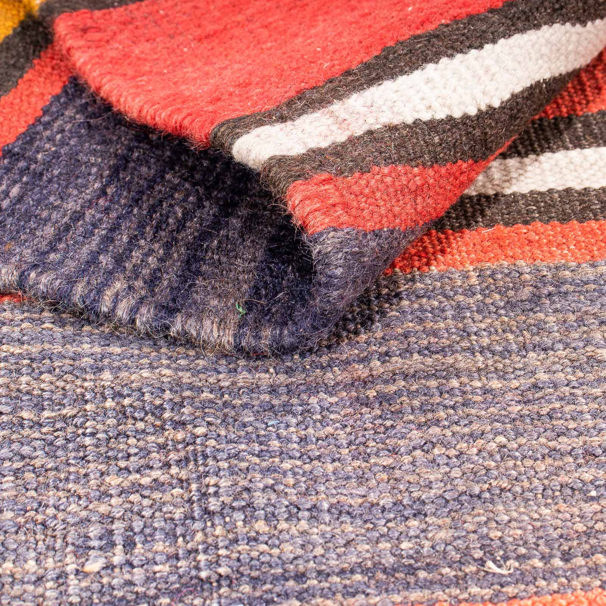Tappeto Kelim - Vecchio - 195 x 150 cm - multicolore