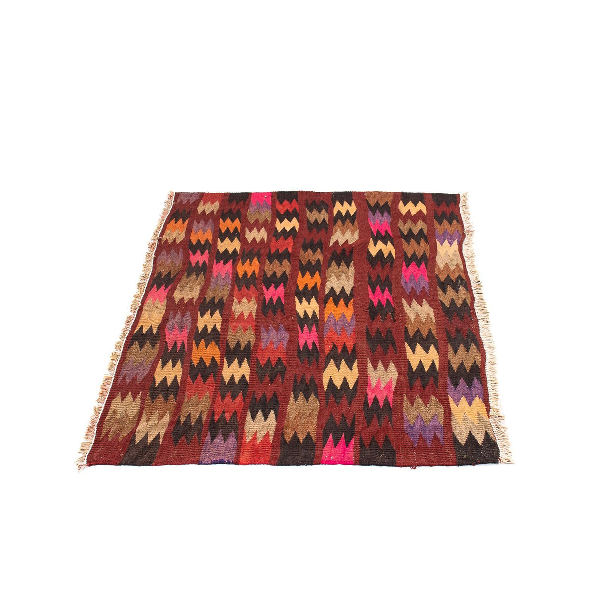 Tappeto Kelim - Vecchio - 114 x 90 cm - multicolore
