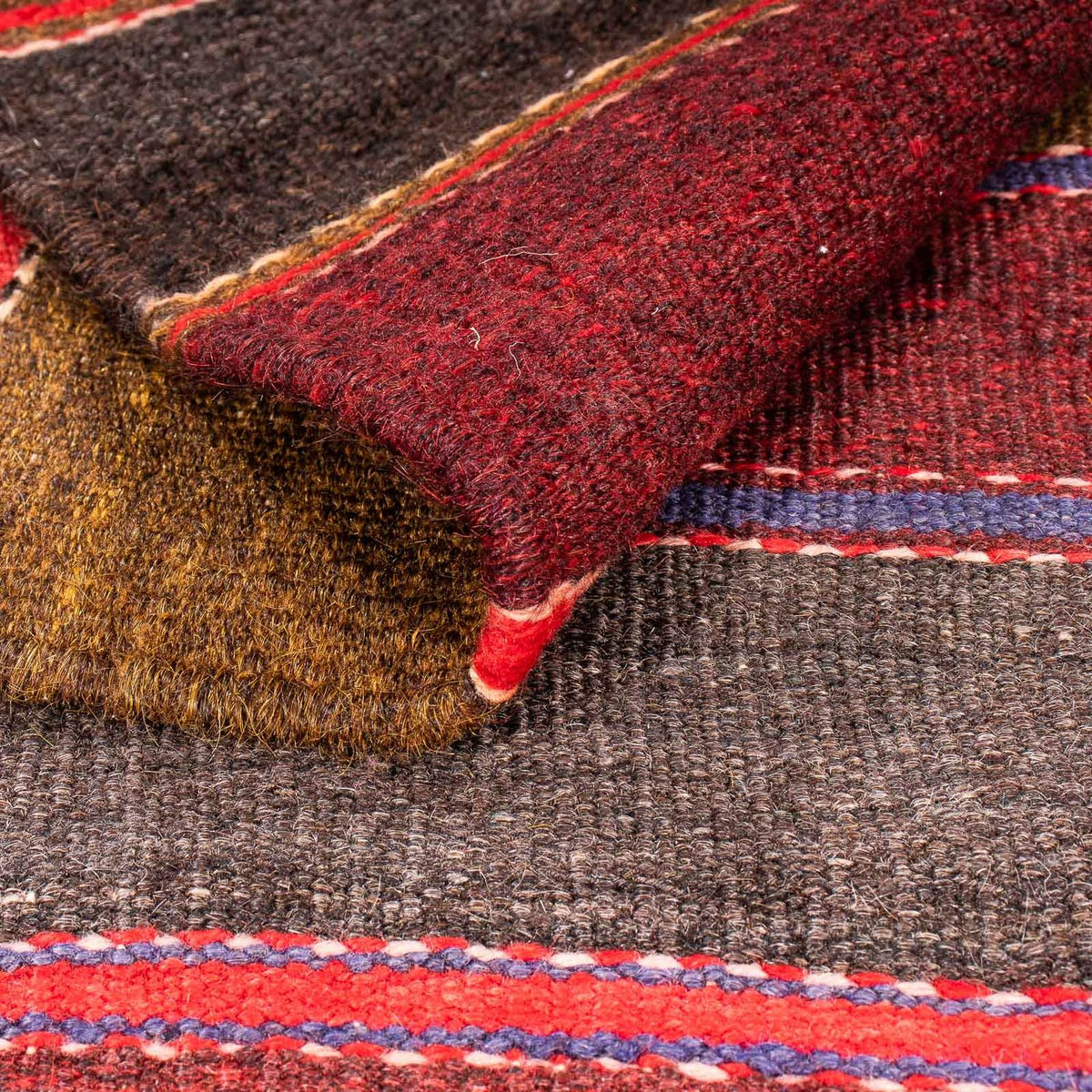 Tappeto Kelim - Vecchio - 200 x 160 cm - multicolore