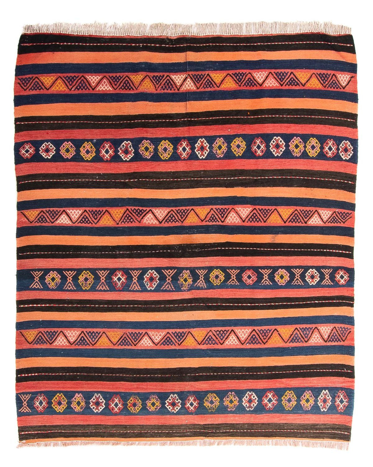 Tappeto Kelim - Vecchio quadrato - 180 x 150 cm - multicolore