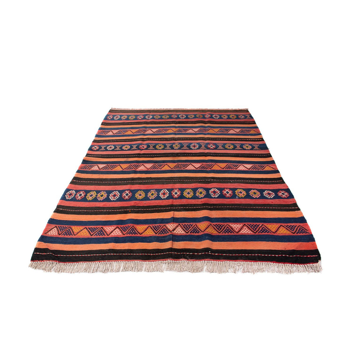 Tappeto Kelim - Vecchio quadrato - 180 x 150 cm - multicolore