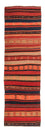 Tappeto corsia Tappeto Kelim - Vecchio - 280 x 85 cm - multicolore