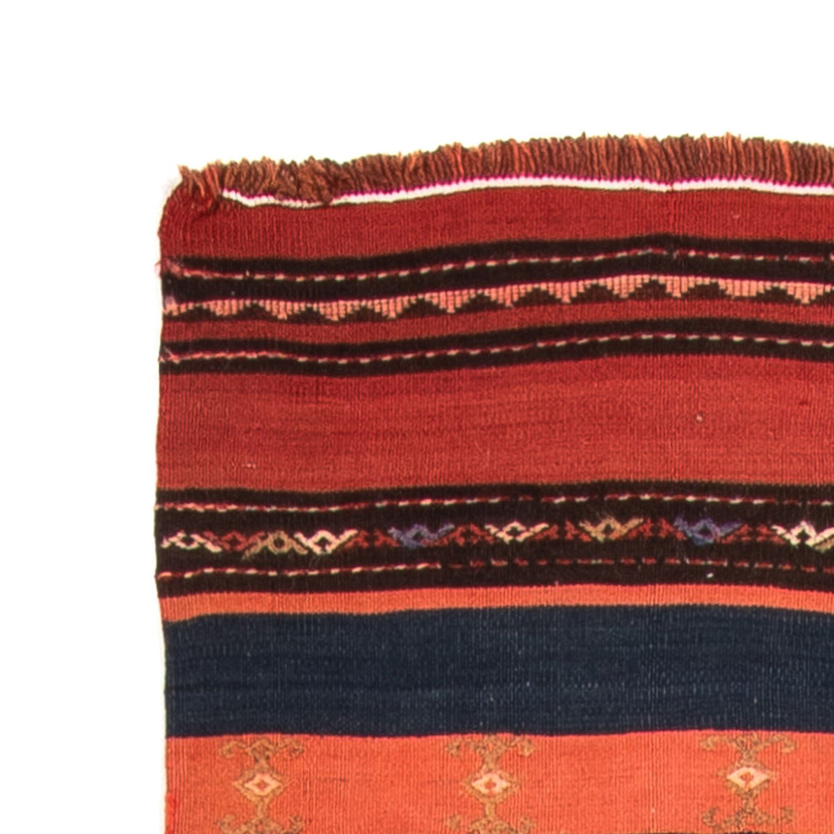 Tappeto corsia Tappeto Kelim - Vecchio - 280 x 85 cm - multicolore