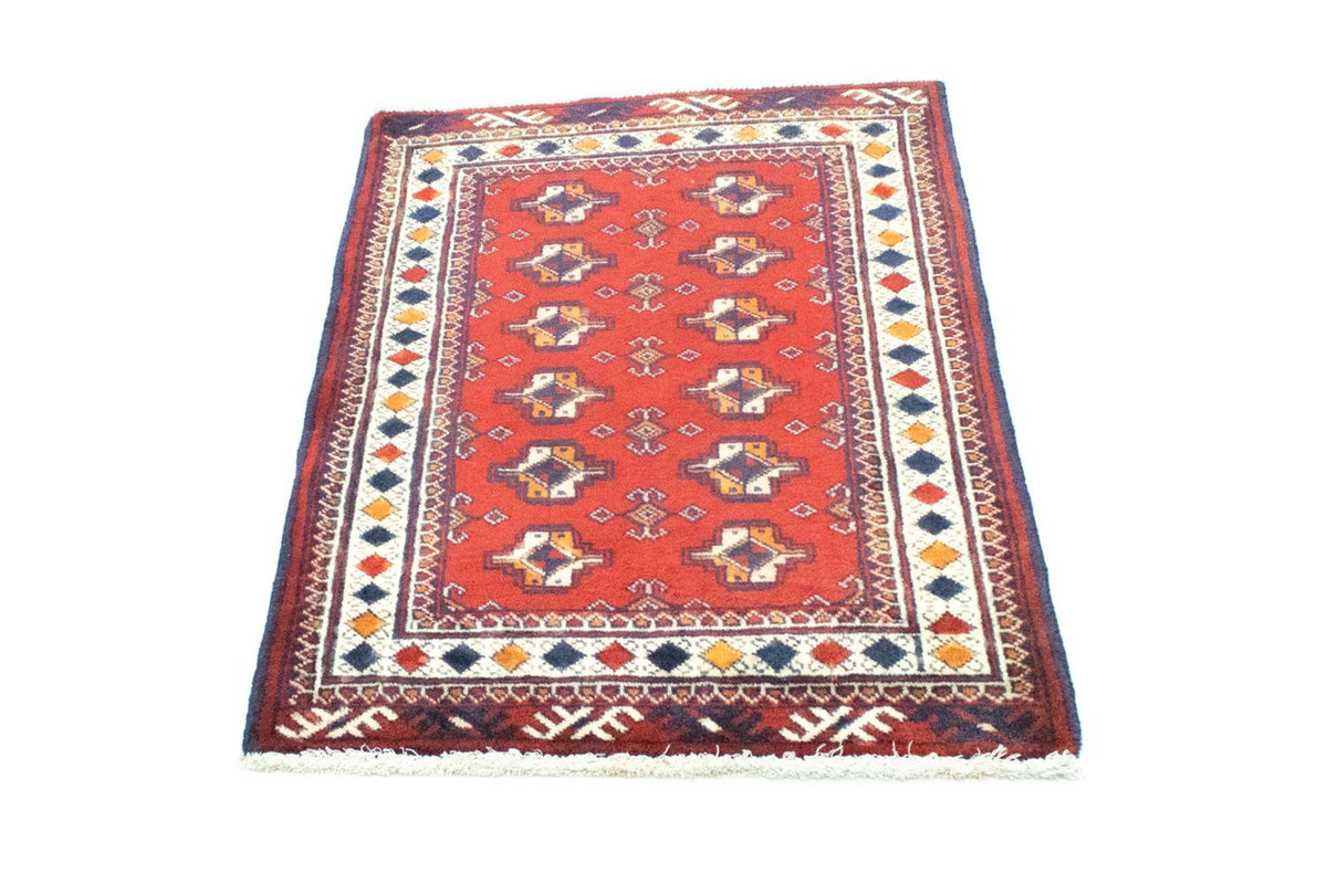 Tappeto Turkaman - 91 x 70 cm - rosso