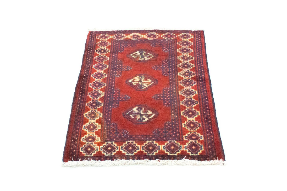 Tappeto Turkaman - 87 x 62 cm - rosso