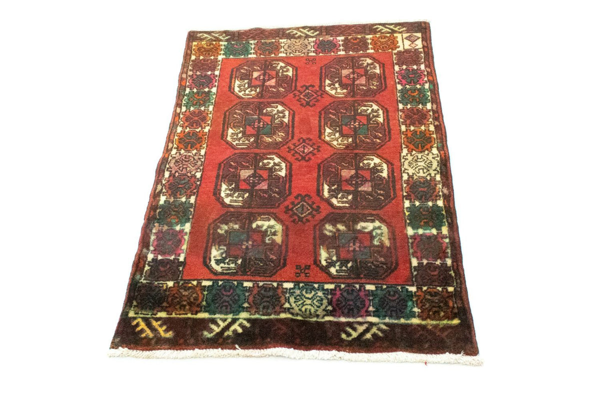 Tappeto Turkaman - 100 x 67 cm - rosso