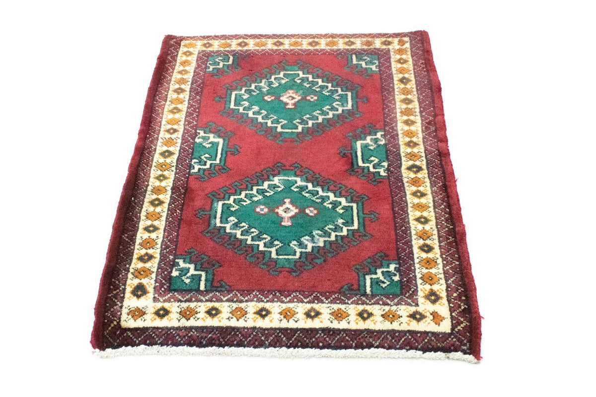 Tappeto Turkaman - 87 x 64 cm - rosso