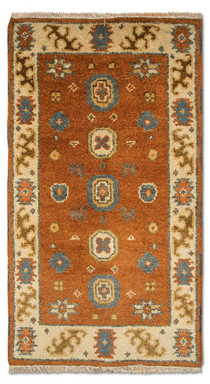 Tappeto orientale - 118 x 64 cm - arancione