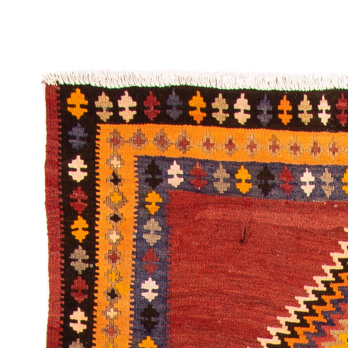 Tappeto corsia Tappeto Kelim - Vecchio - 310 x 127 cm - multicolore