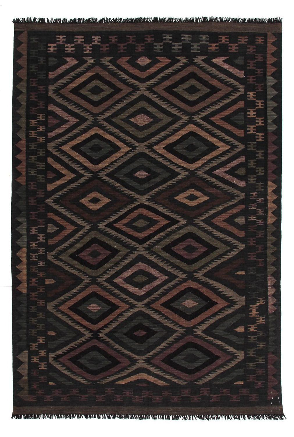 Tappeto Kelim - Splash - 244 x 169 cm - multicolore