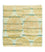 Tappeto di design quadrato  - 61 x 59 cm - oro