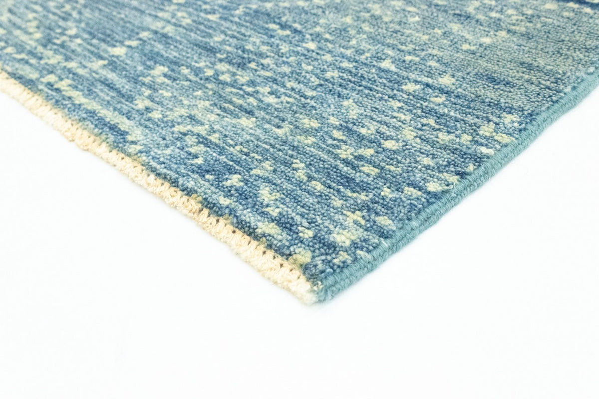 Tappeto di design quadrato  - 62 x 61 cm - blu chiaro