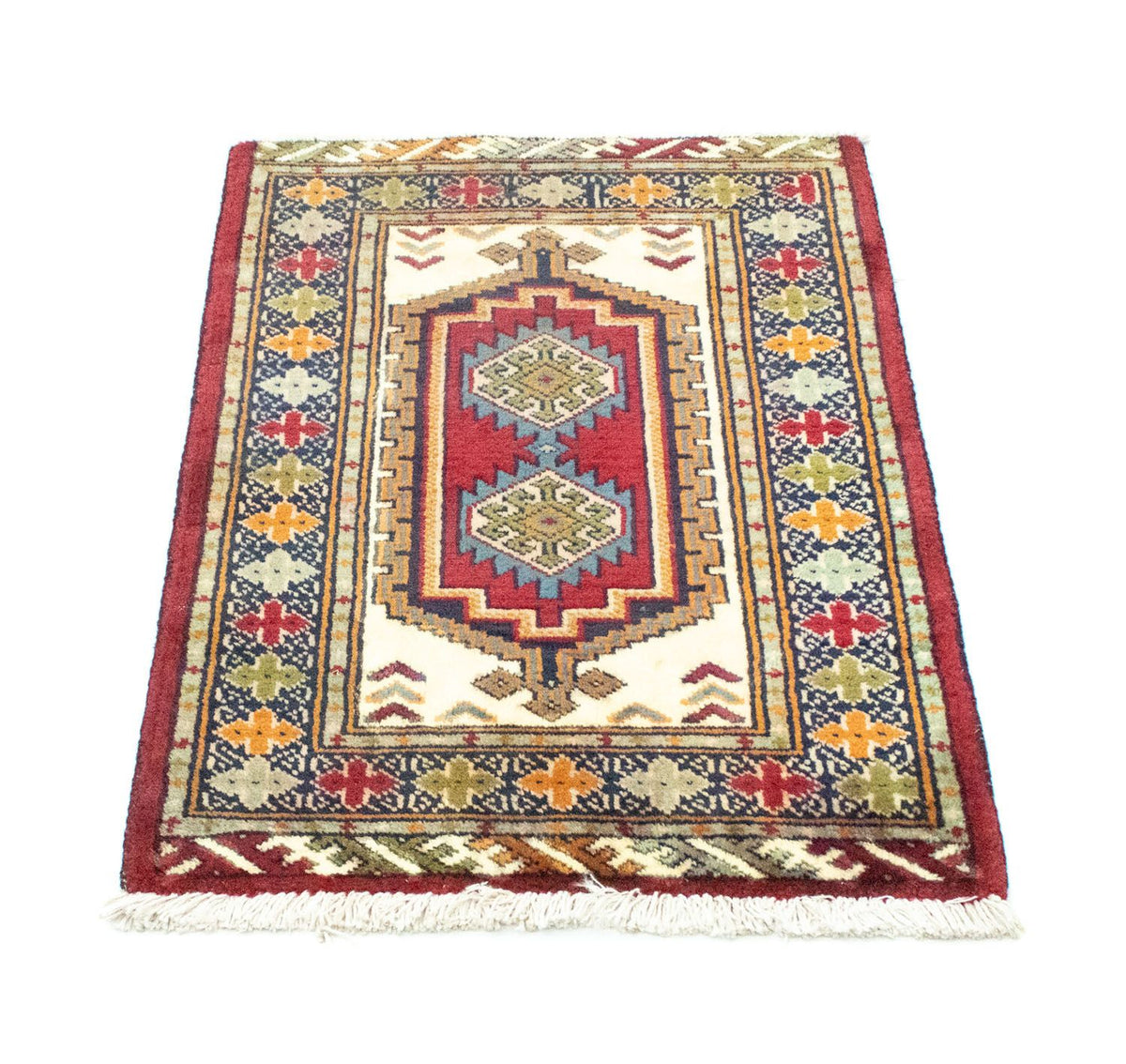 Tappeto Turkaman - 87 x 60 cm - rosso