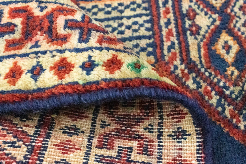Tappeto Turkaman - 83 x 63 cm - blu