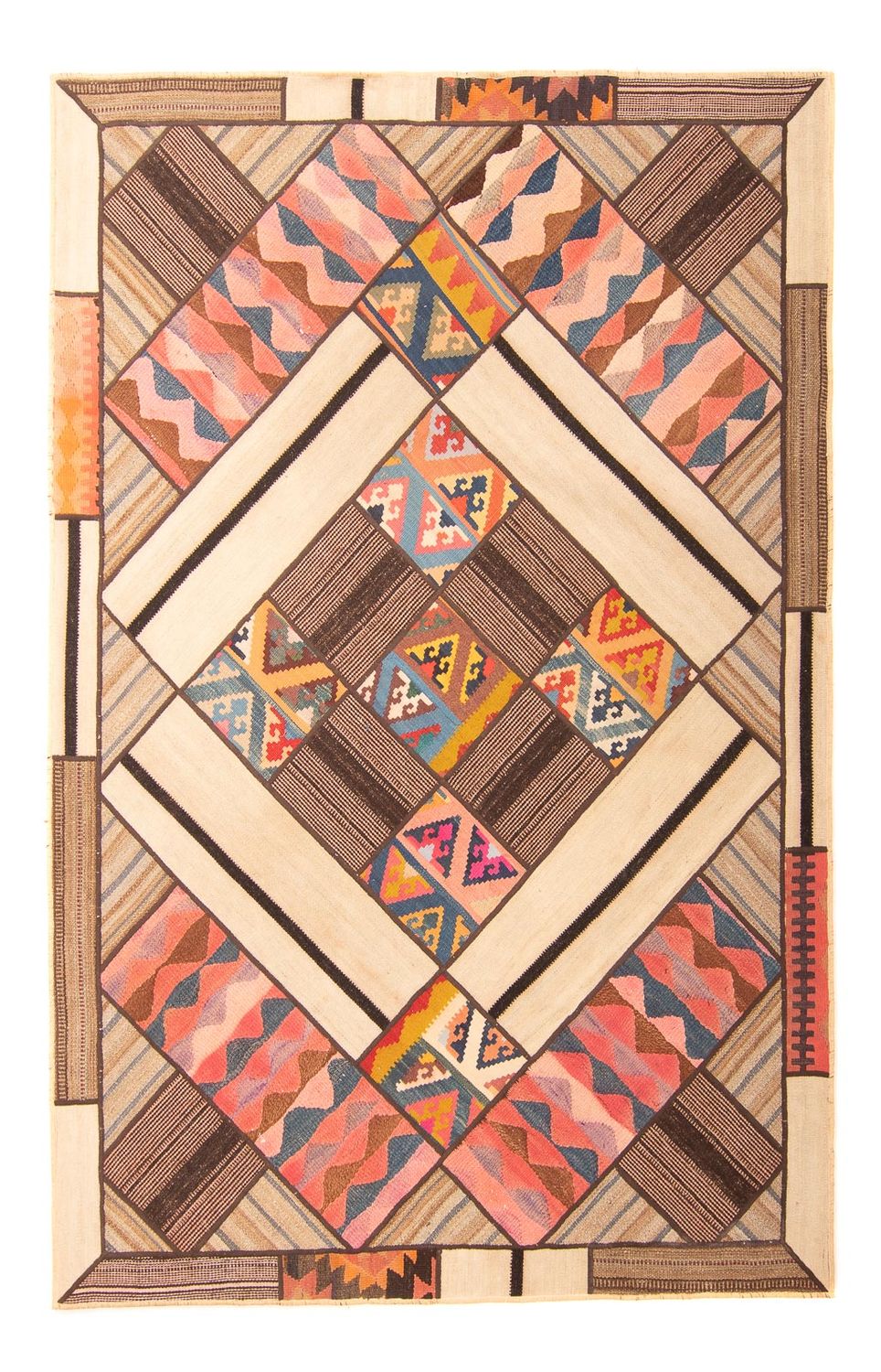Tappeto Patchwork - 230 x 160 cm - multicolore