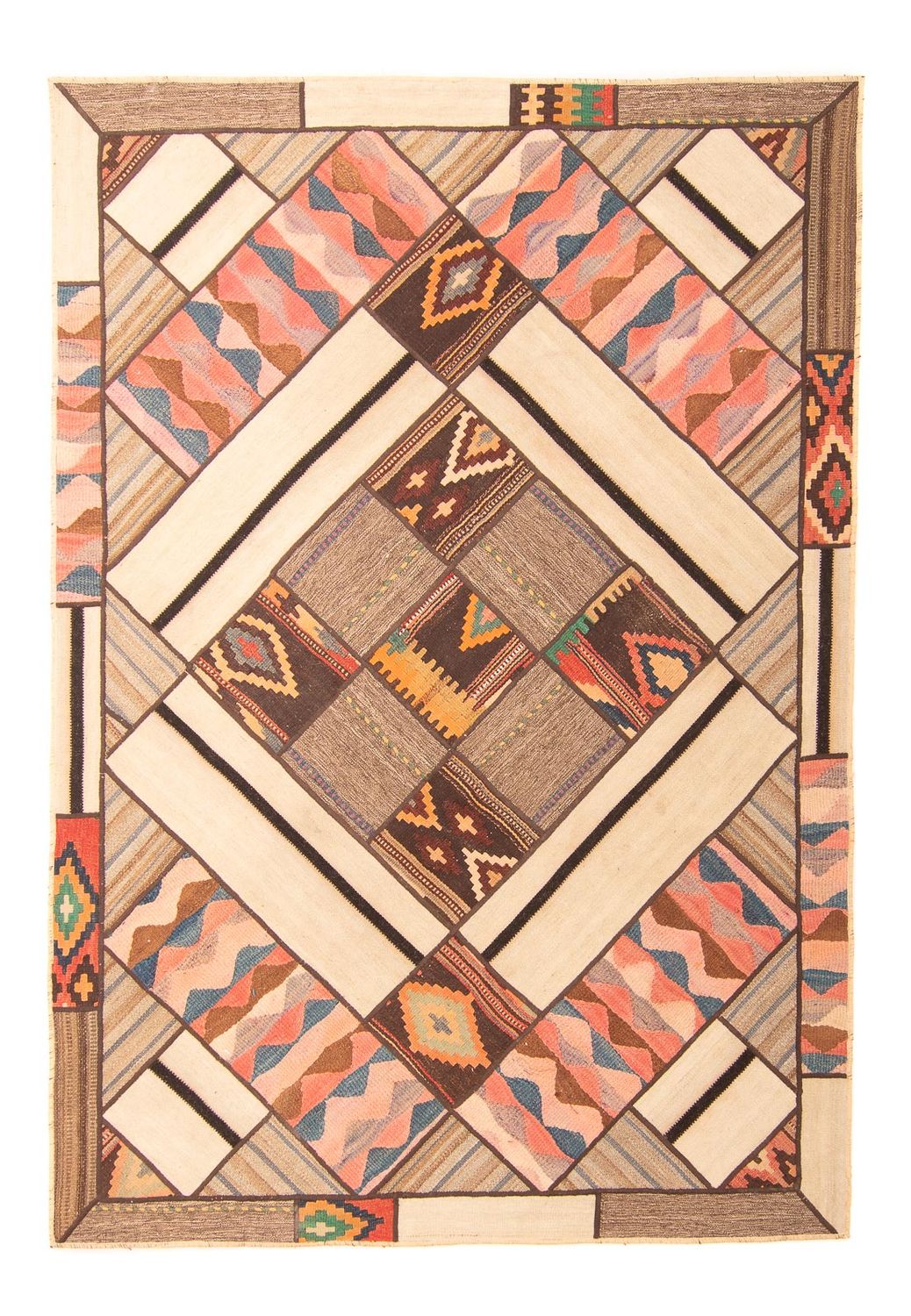 Tappeto Patchwork - 230 x 160 cm - multicolore