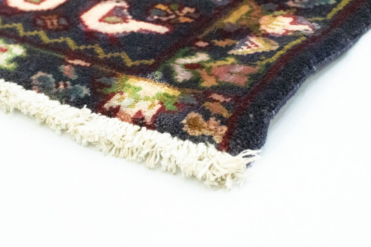 Tappeto Turkaman - 86 x 70 cm - blu scuro