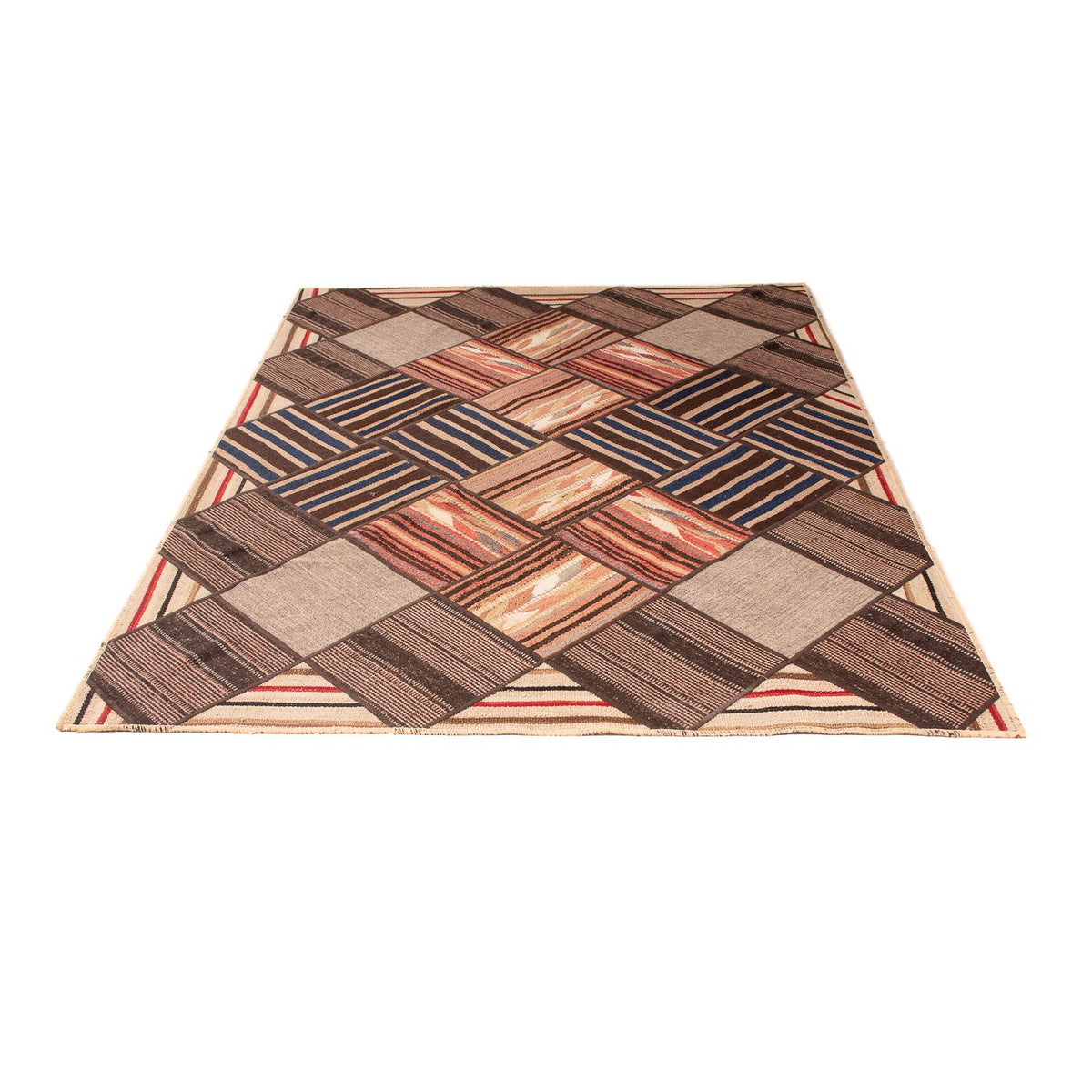 Tappeto Patchwork - 200 x 150 cm - multicolore