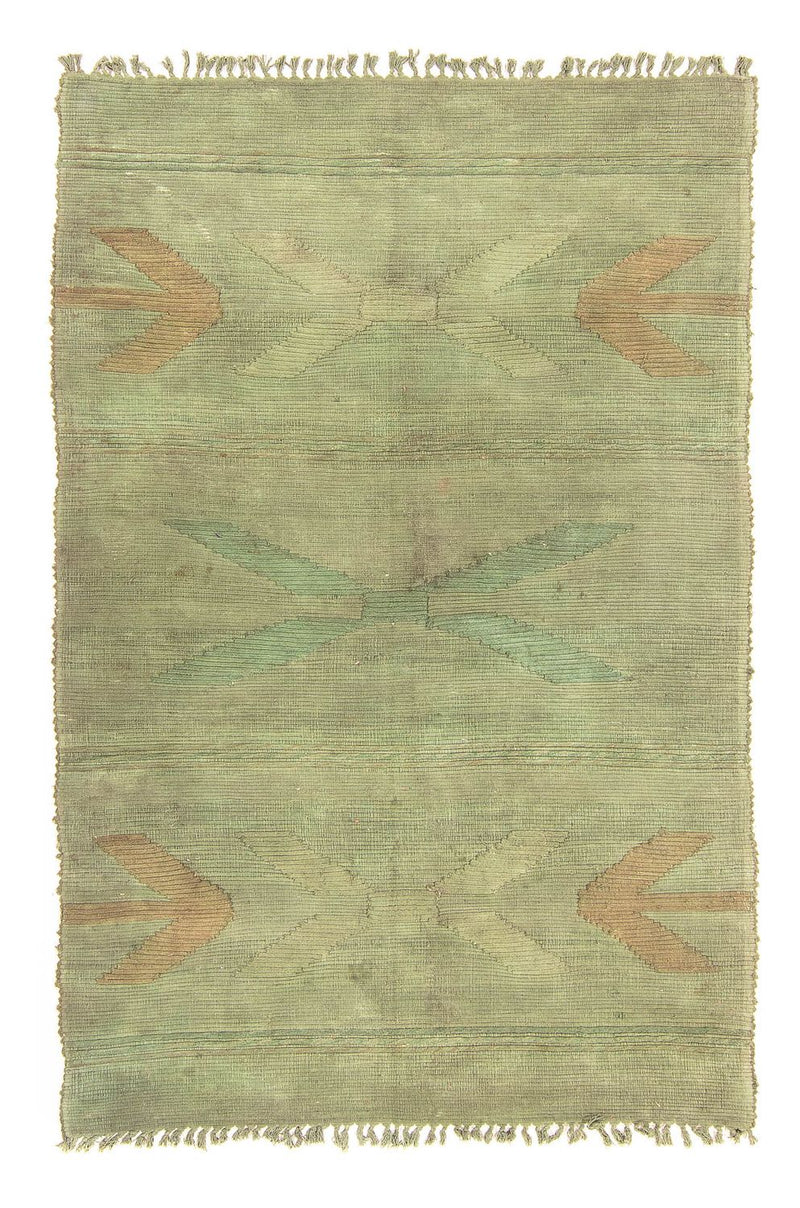 Tappeto Kelim - Tendenza - 208 x 130 cm - verde