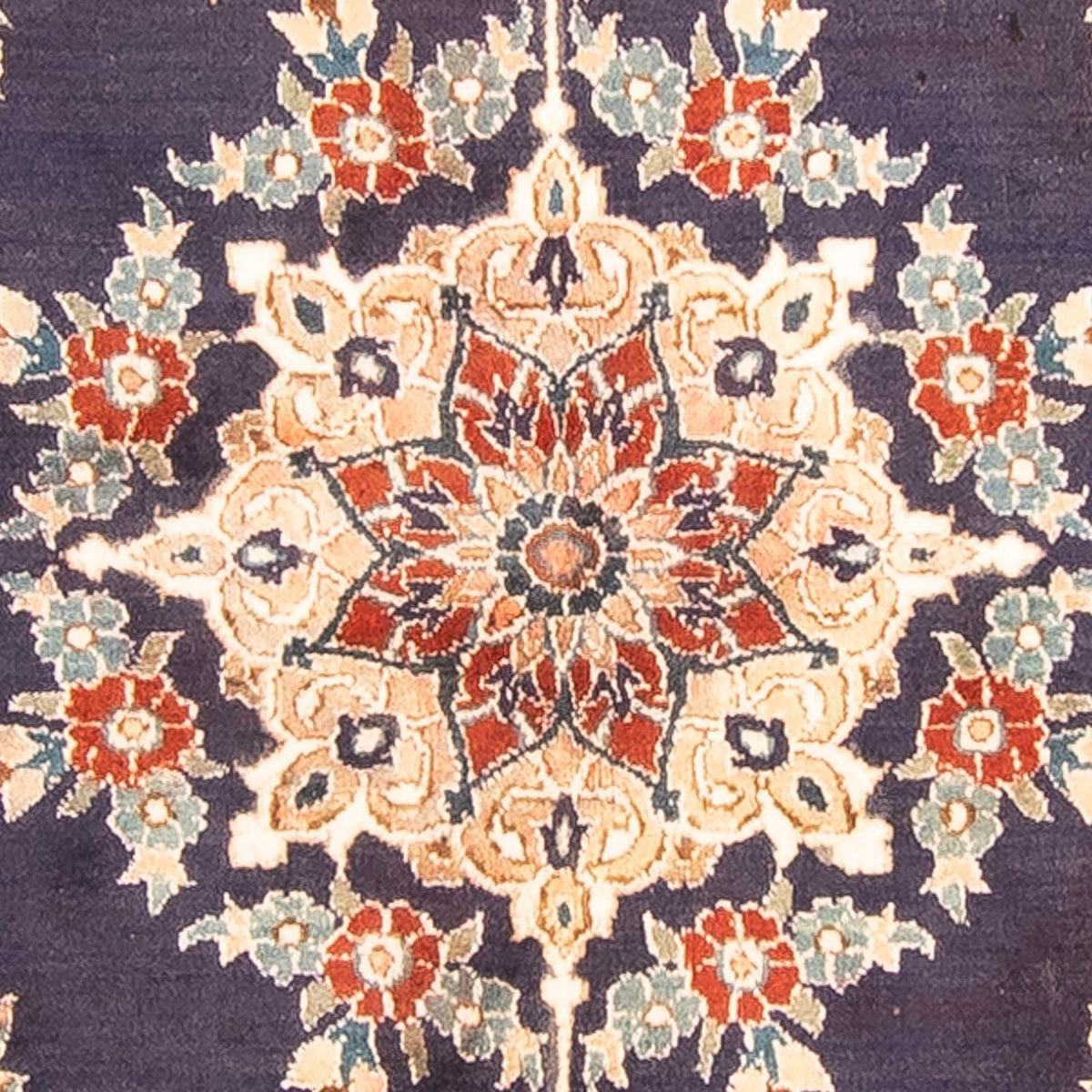 Tappeto Persero - Nain - Reale - 197 x 129 cm - blu scuro