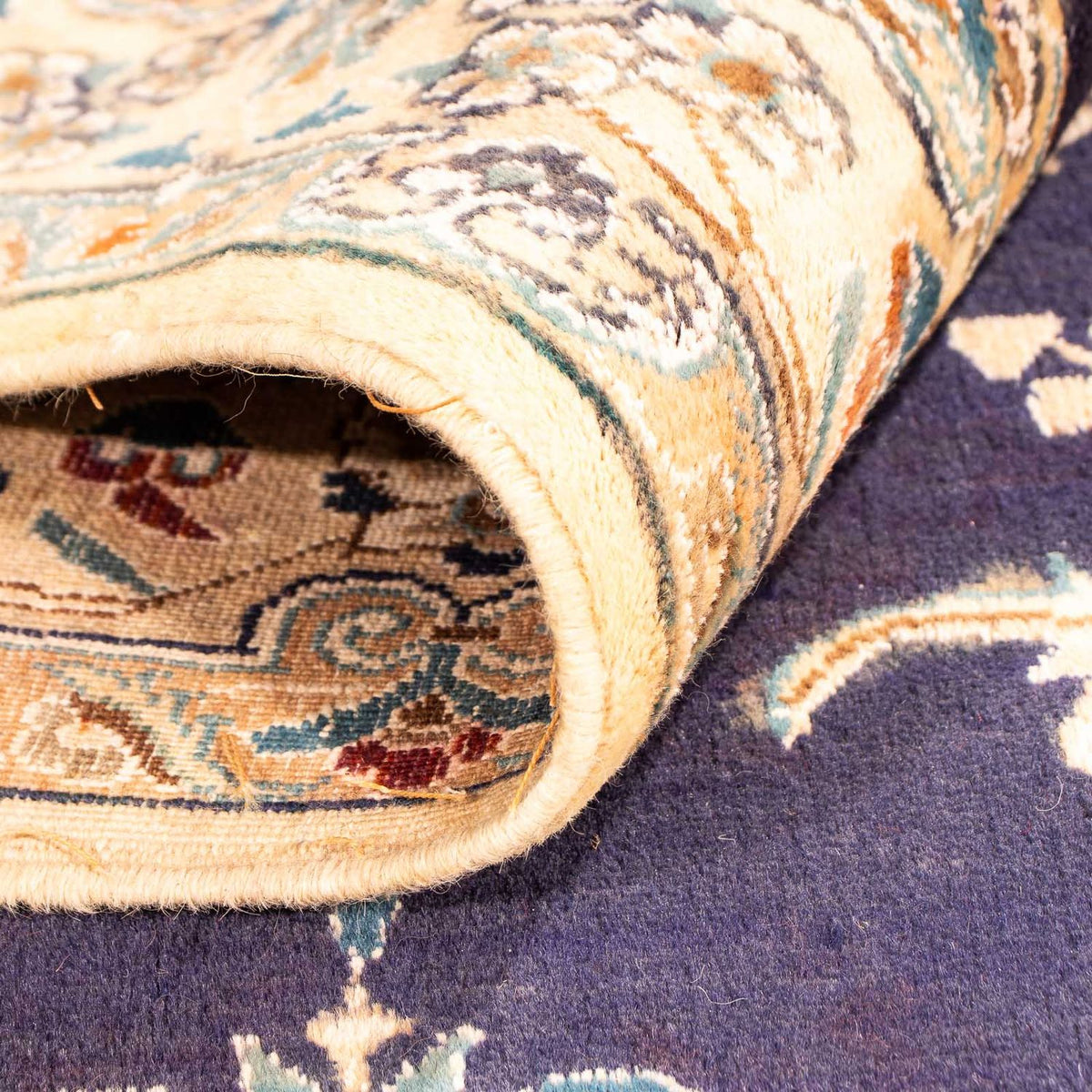 Tappeto Persero - Nain - Reale - 197 x 129 cm - blu scuro