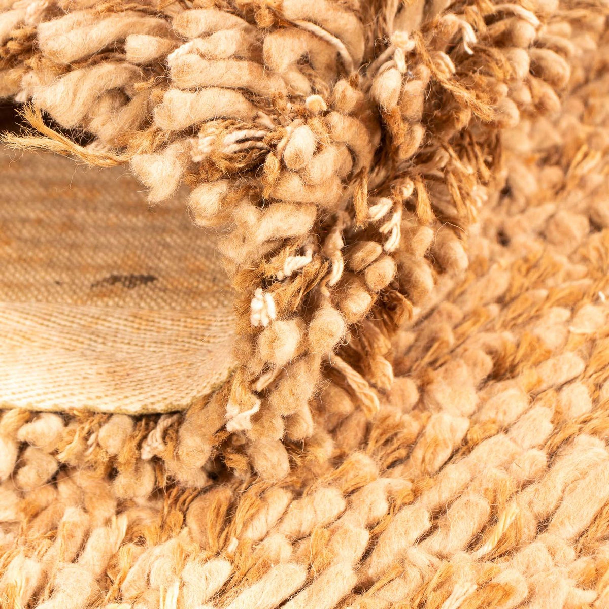 Tappeto a pelo alto - 200 x 140 cm - beige