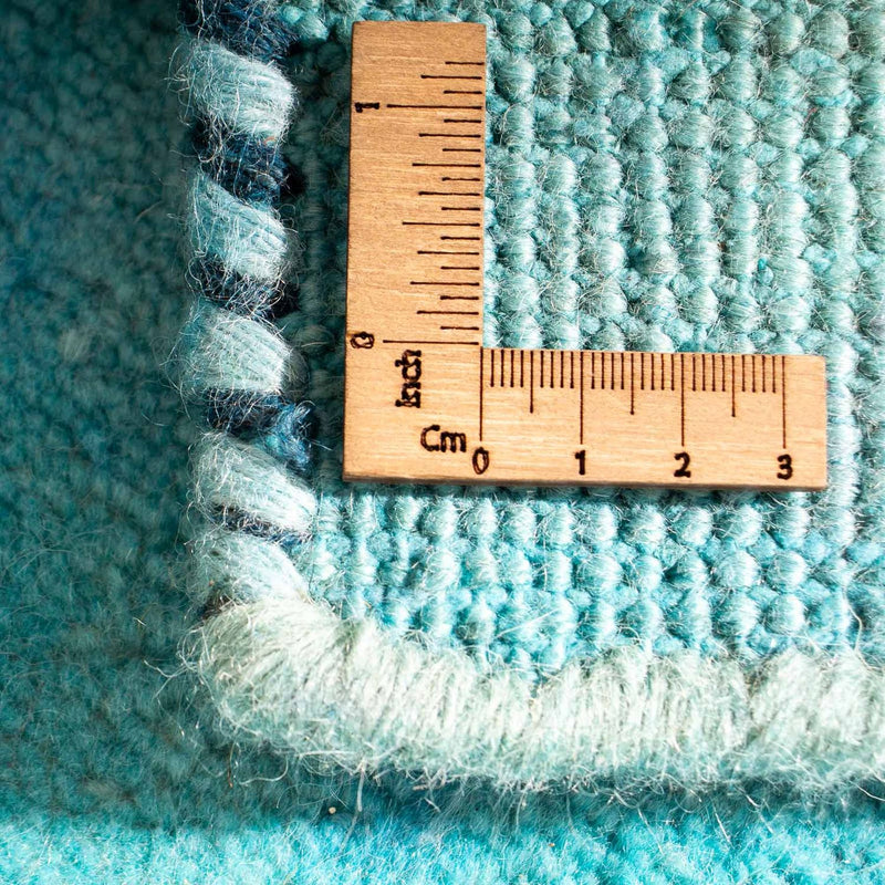 Tappeto Gabbeh - Indus - 197 x 129 cm - turchese