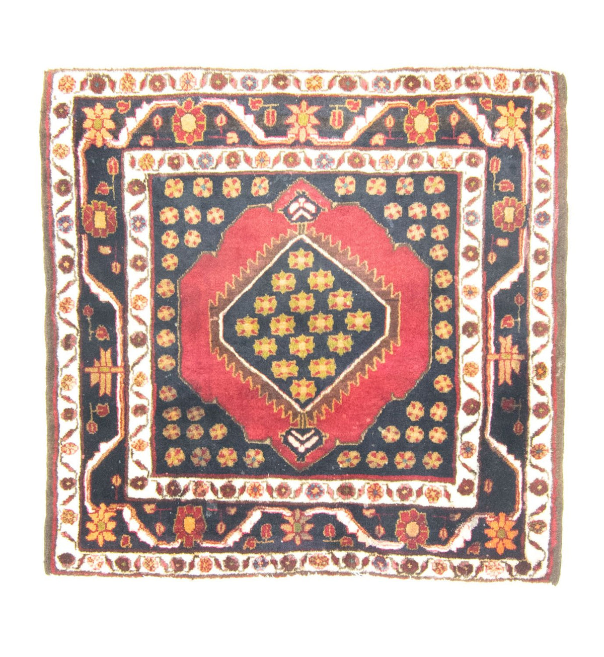 Tappeto Persero - Nomade quadrato  - 109 x 105 cm - rosso