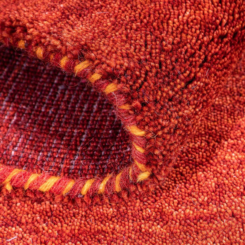 Tappeto Gabbeh - Indus - 90 x 60 cm - rosso scuro