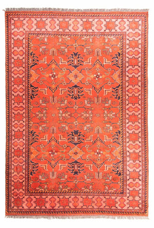 Tappeto afgano - Hatschlu - 300 x 205 cm - rosso chiaro