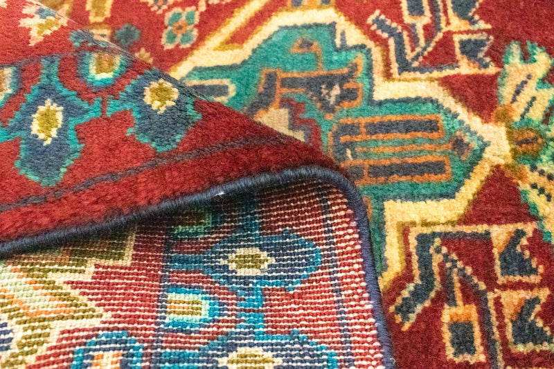 Tappeto Turkaman - 89 x 63 cm - rosso