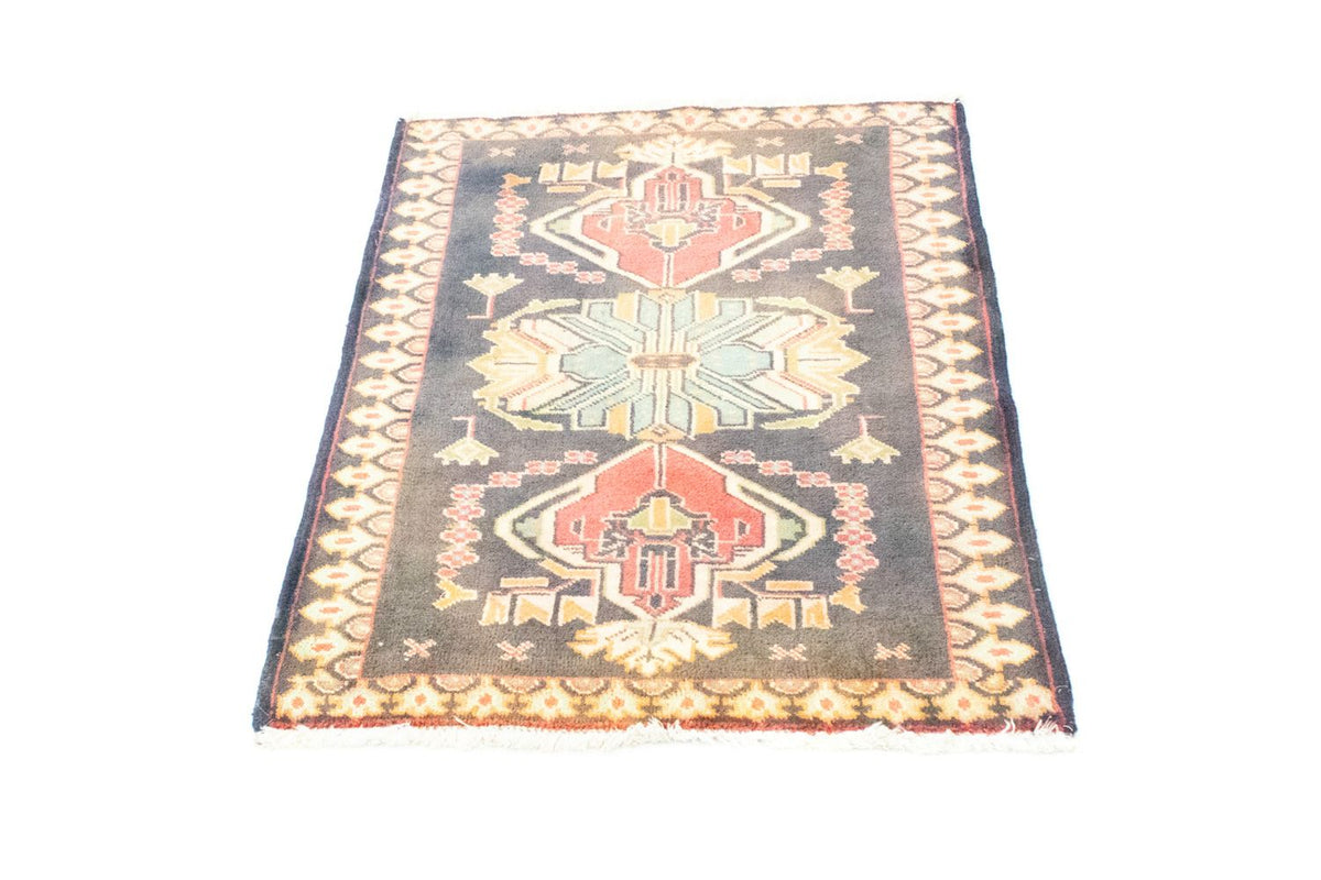 Tappeto Turkaman - 87 x 67 cm - blu scuro