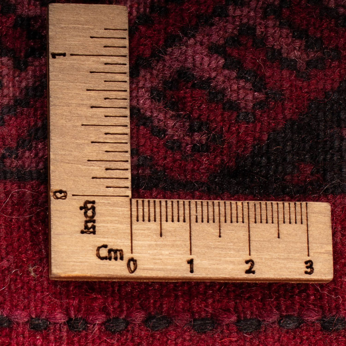 Tappeto corsia Tappeto afgano - Bukhara - 280 x 106 cm - rosso scuro