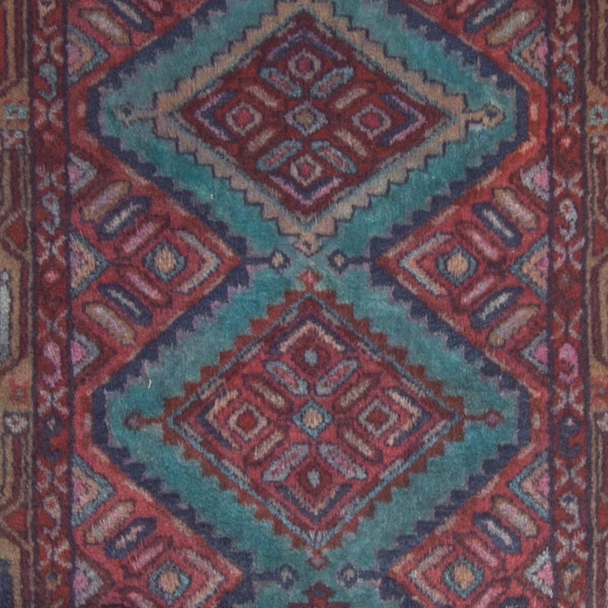 Tappeto corsia Tappeto Persero - Nomade - 281 x 89 cm - blu